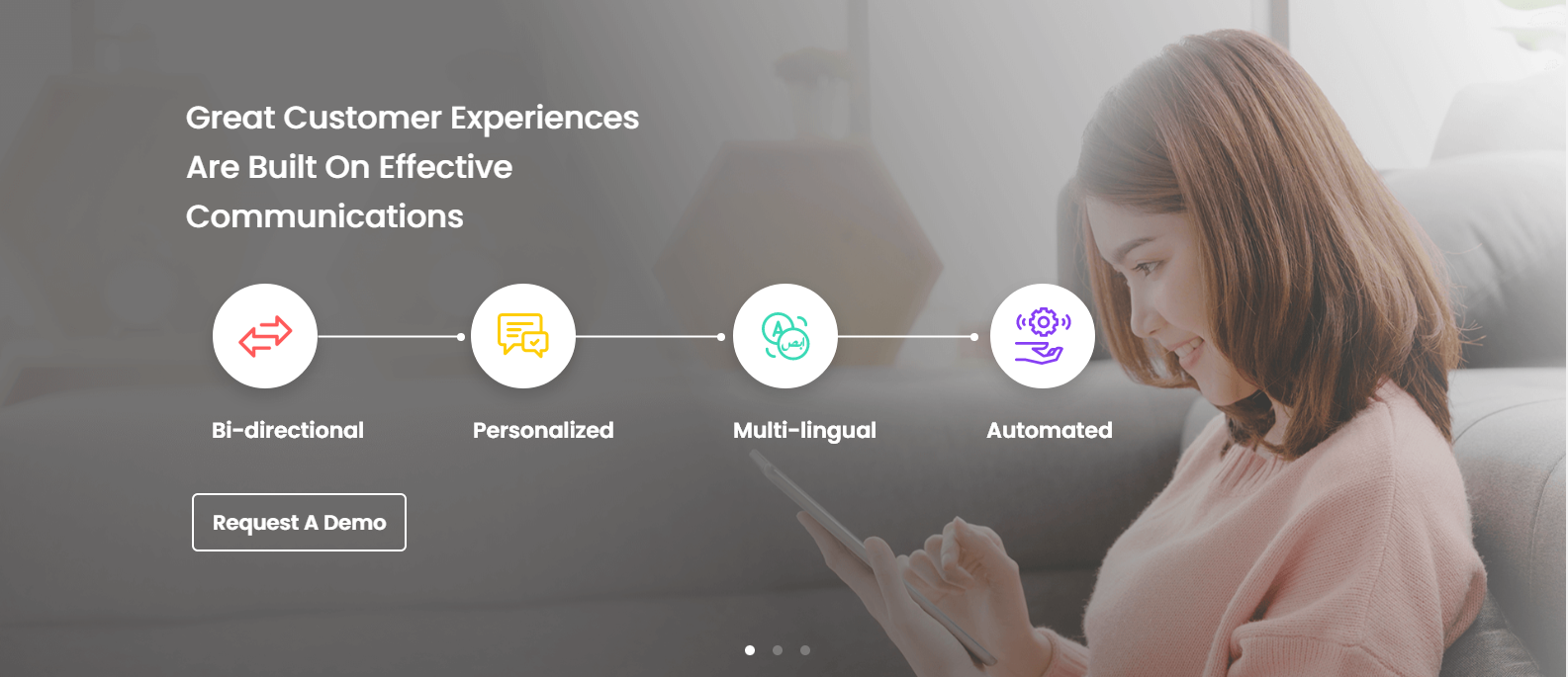 screenshot of FCI Customer Communication Management